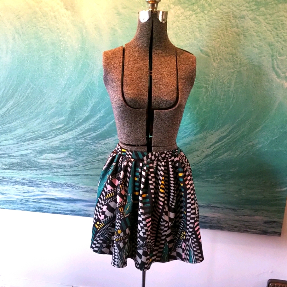 Boohoo pleated skirt